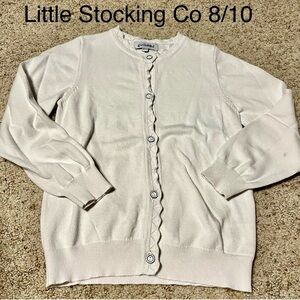 Little Stocking Co White Cardigan